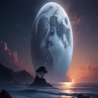 aesthetic moon wallpaper iphone