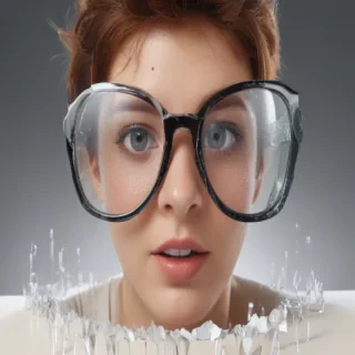 broken glasses png