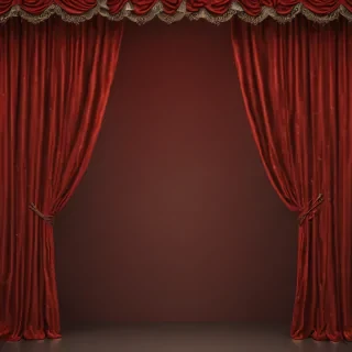 red curtain png
