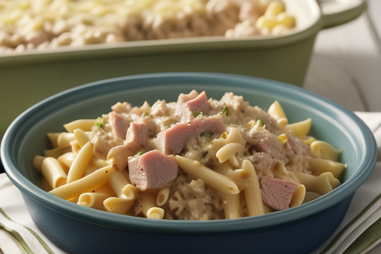 tuna helper in the oven