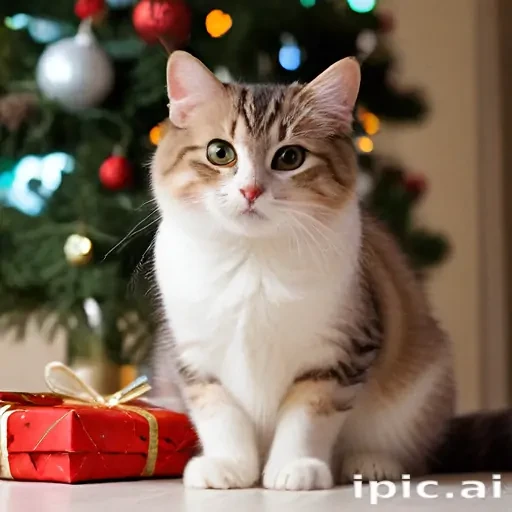 pictures of cats for christmas
