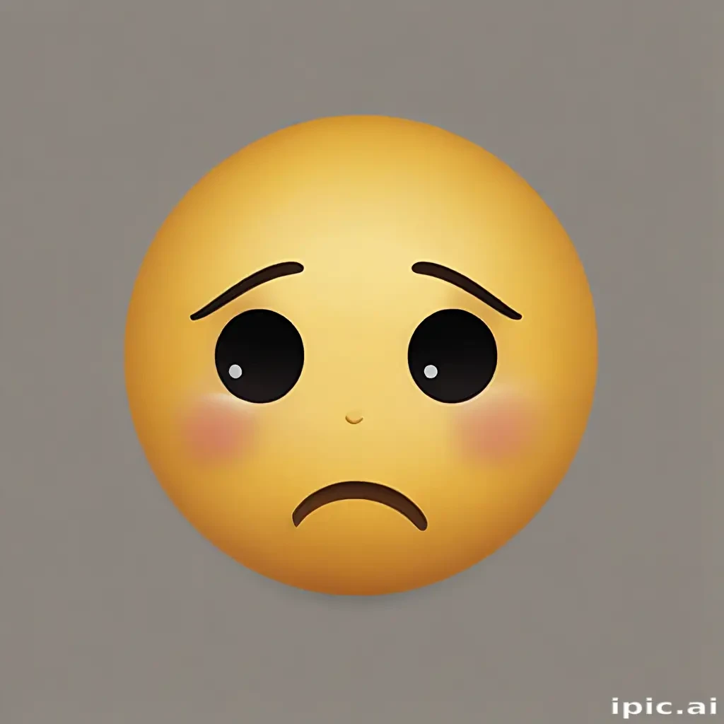 sad face emoji png