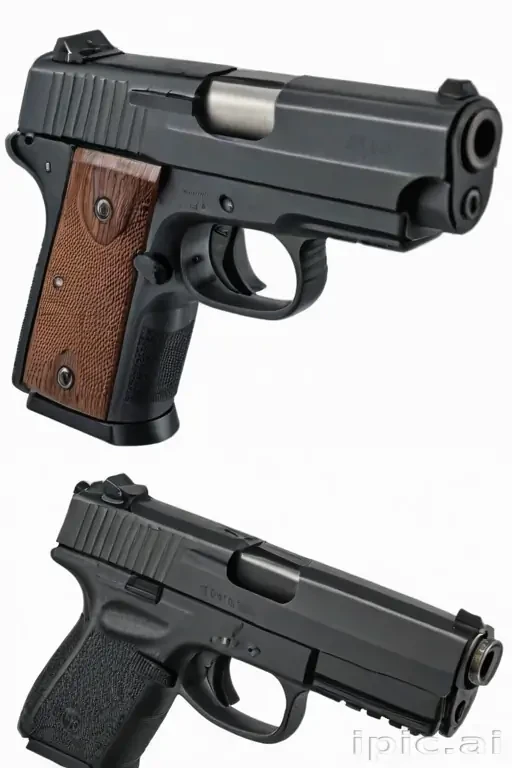 gun no background