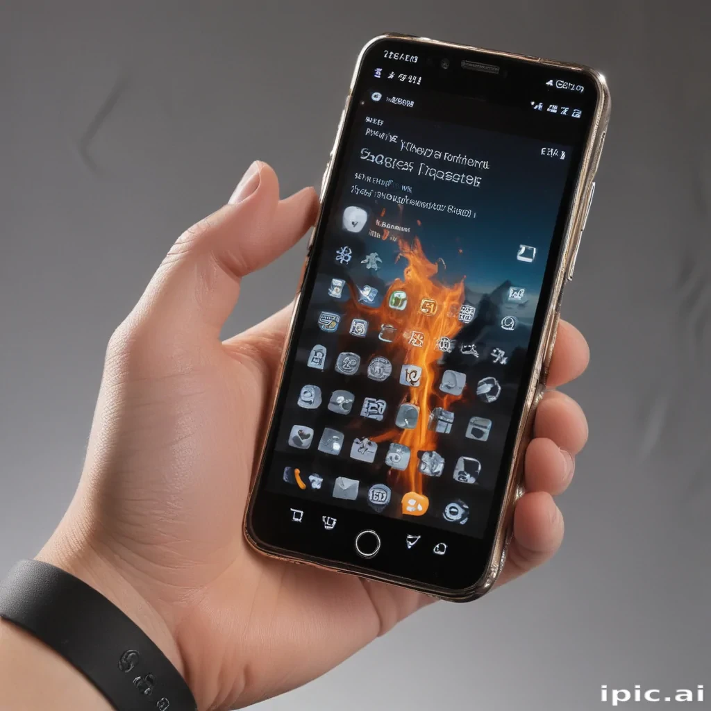 phone with hand