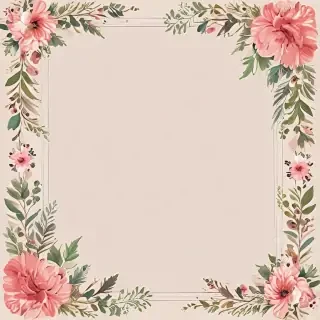 floral page borders