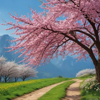 spring aesthetic desktop wallpaper