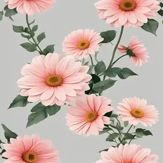 aesthetic flowers transparent background