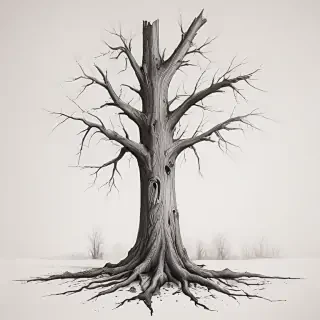 dead tree drawings