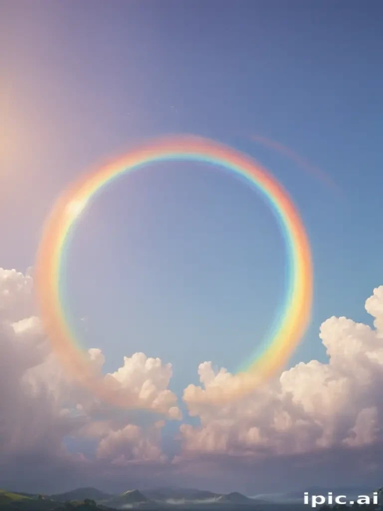 cute rainbow background
