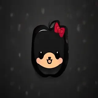 iphone cute black wallpaper