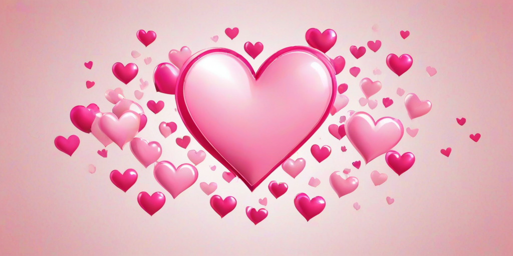 pink hearts png