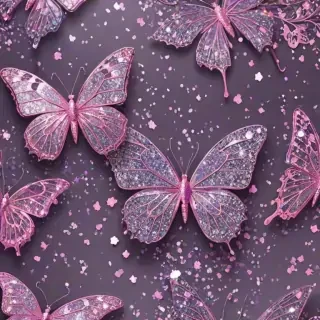 glitter butterfly wallpaper