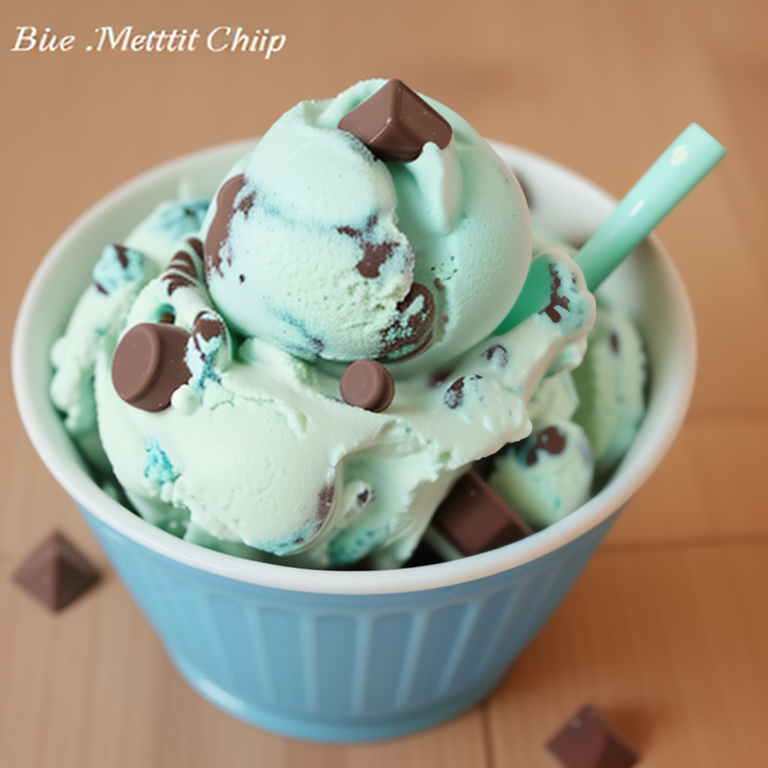 blue bell mint chocolate chip ice cream