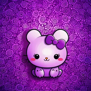 cute purple wallpaper