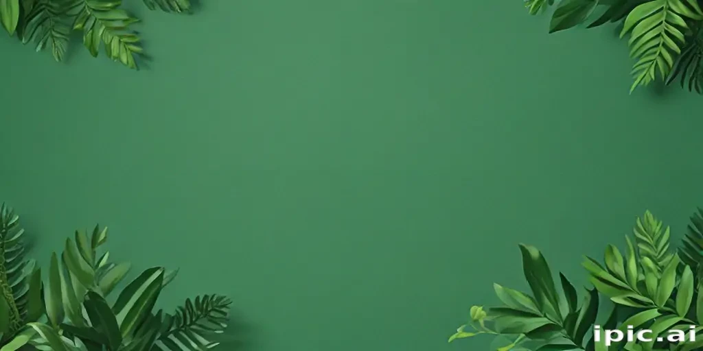 green background aesthetic