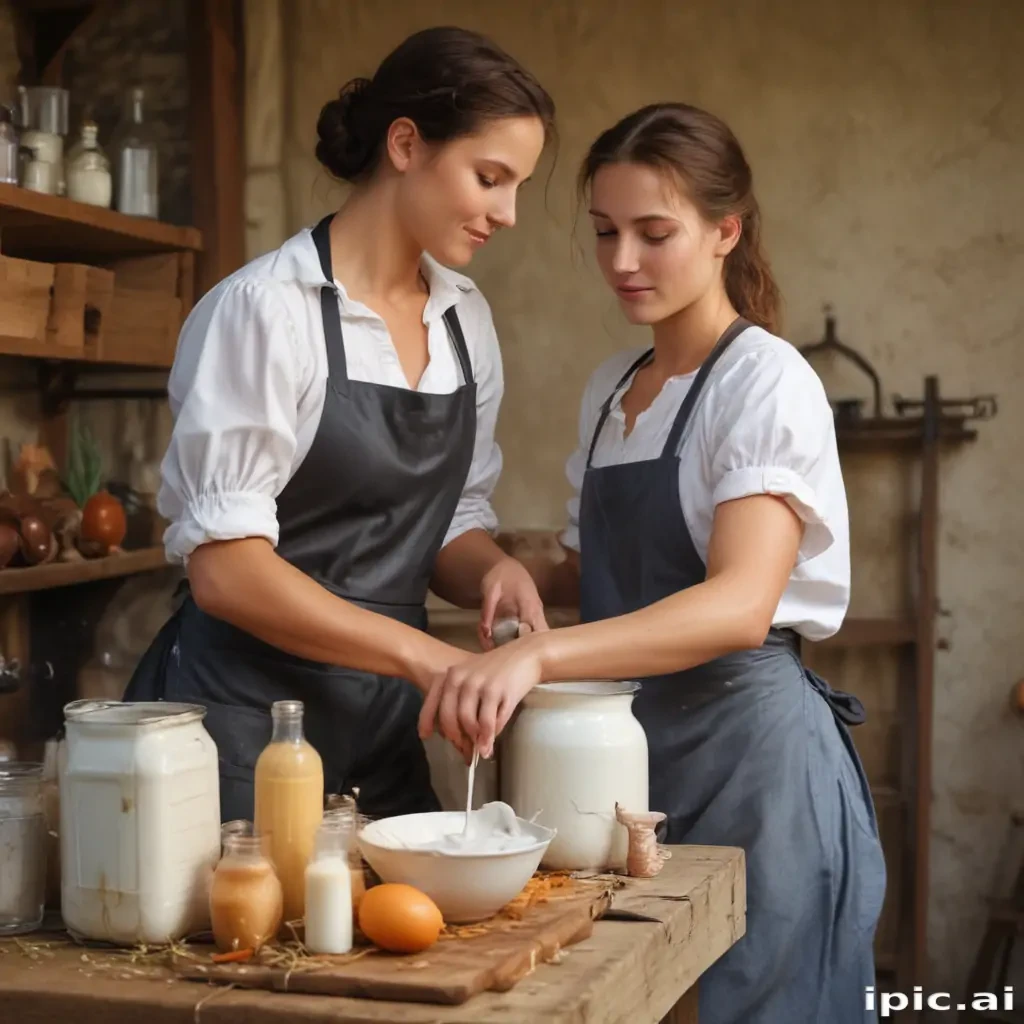 milking lesbos