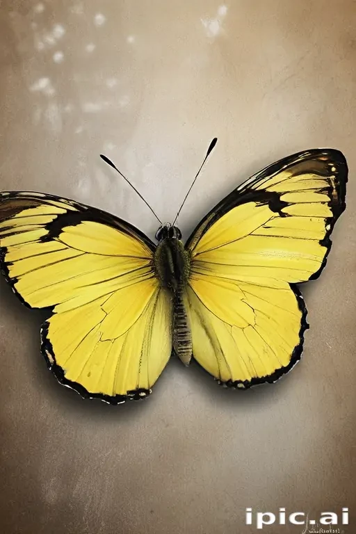 yellow butterfly