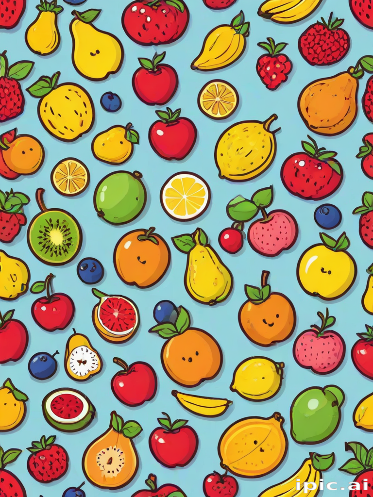 cartoon fruit