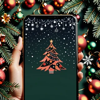 aesthetic christmas wallpaper for phone