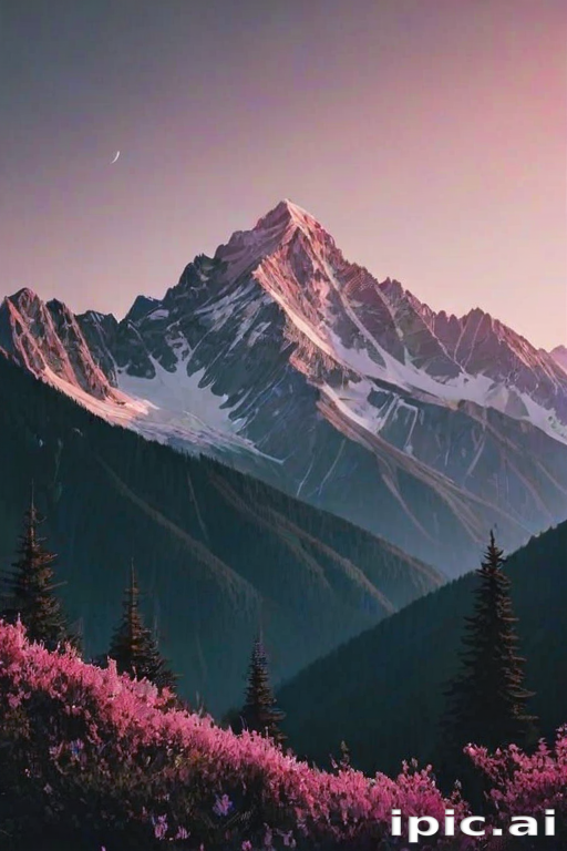 aesthetic mountain wallpaper