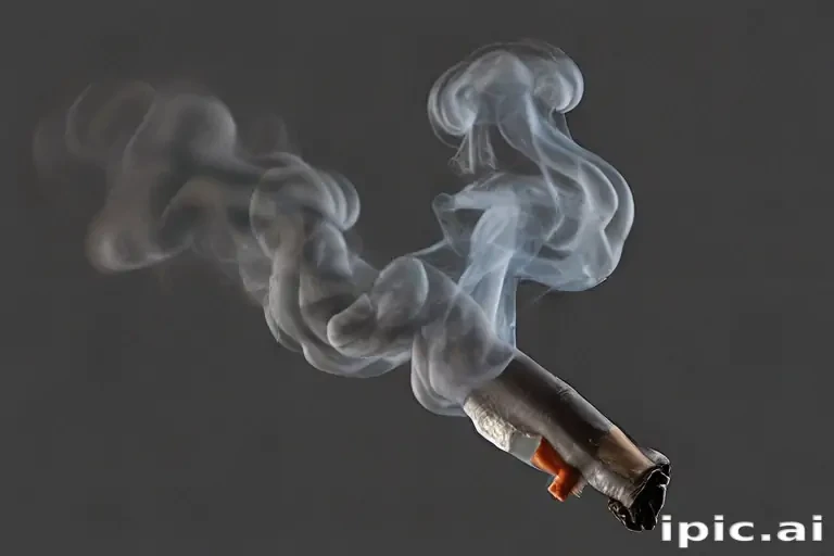 smoke no background