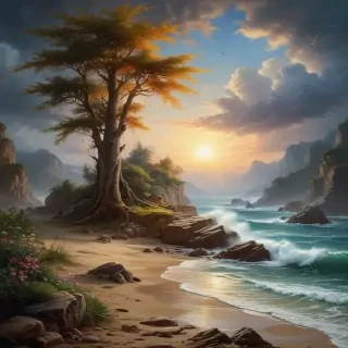 oil painting wallpaper