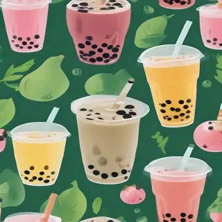 bubble tea background