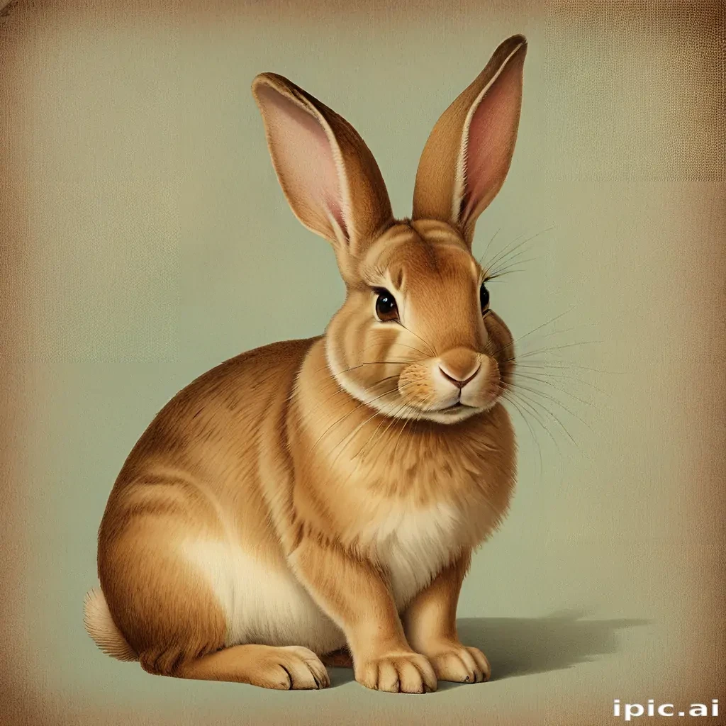 vintage rabbit images