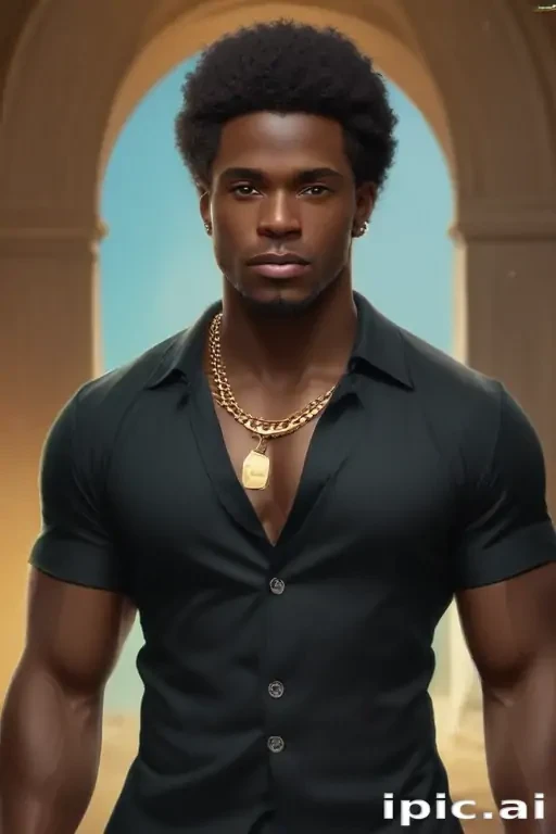 black man