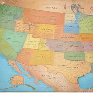 map of usa states