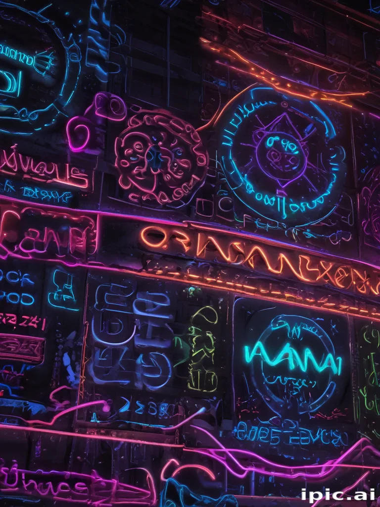 coolest neon wallpaper