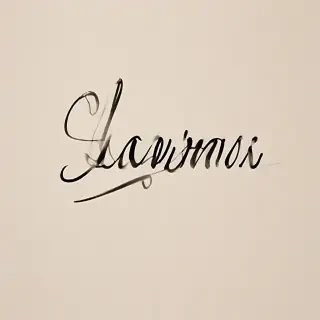 laura in cursive