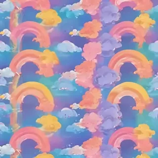aesthetic rainbow wallpaper