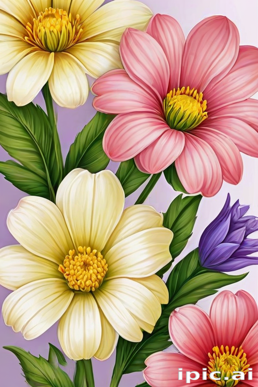 flower pictures to draw