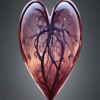 aesthetic transparent heart