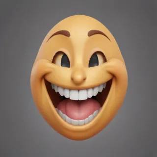laugh emoji transparent background