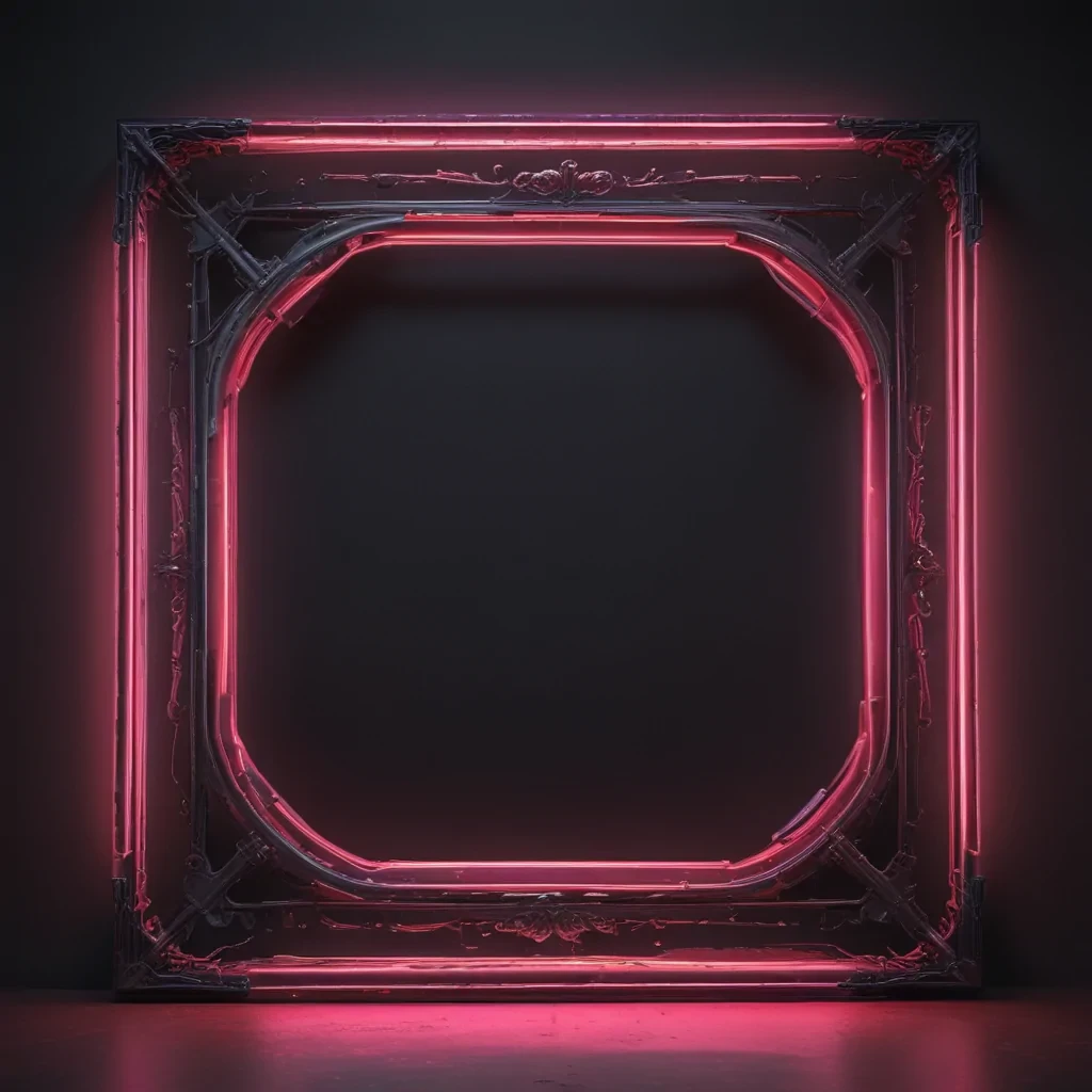neon frame