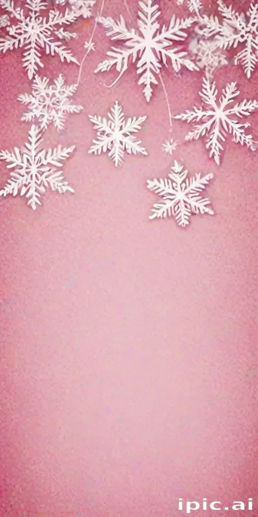 pink winter background