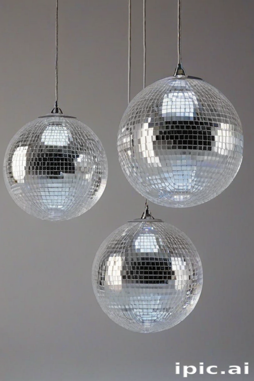 transparent disco balls