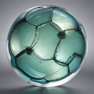 transparent soccer ball