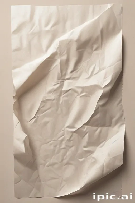 wrinkled paper overlay