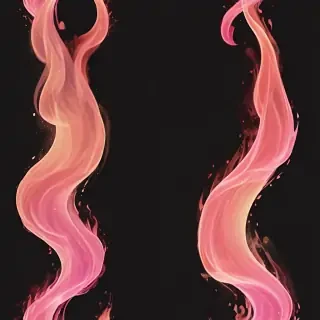 pink flames png