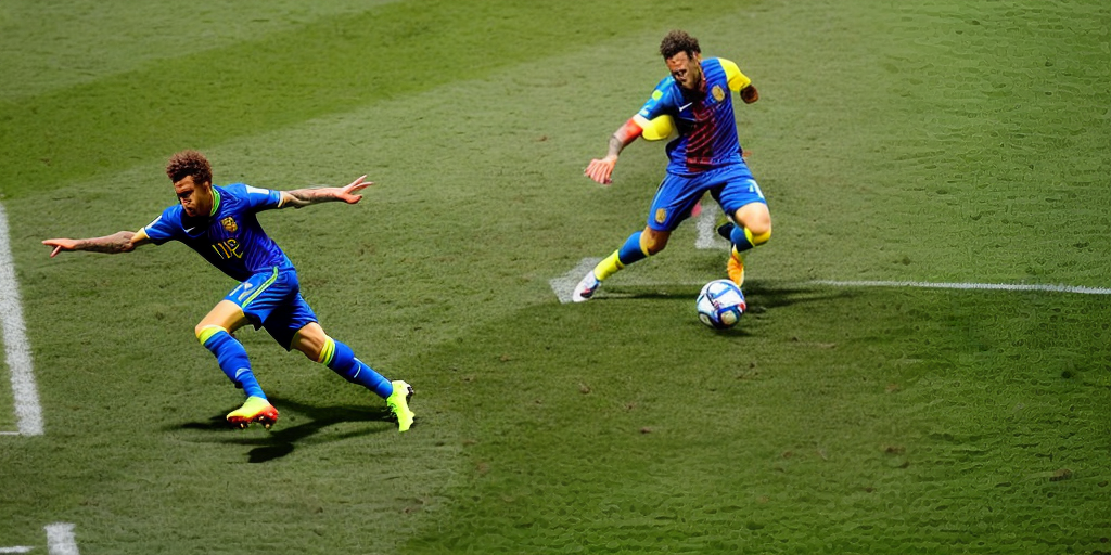 Neymar levantando o troféu da copa do mundo