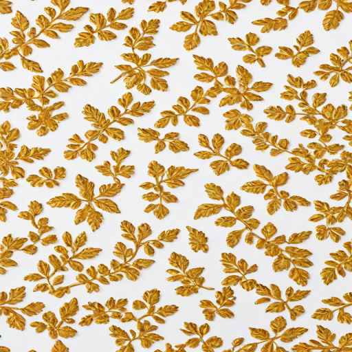 white background gold