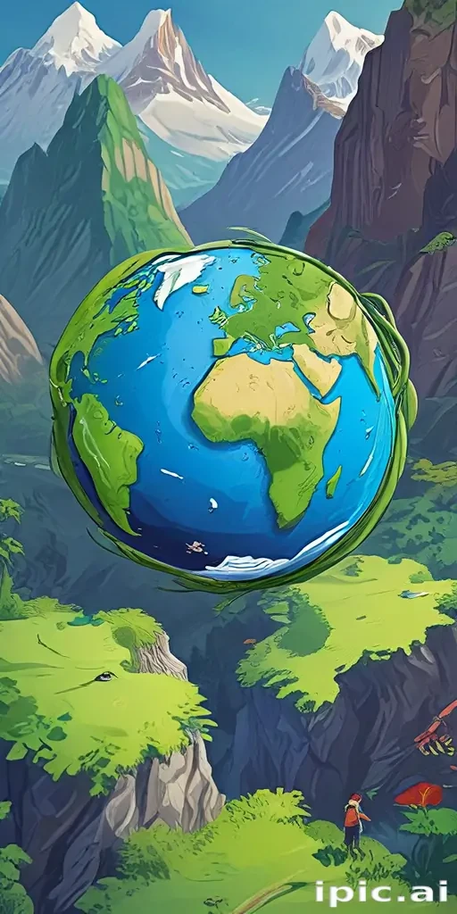 cartoon picture planet earth