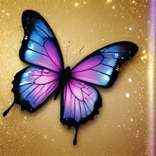 glitter butterfly wallpaper