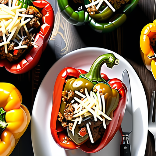 what goes good with stuffed bell peppers