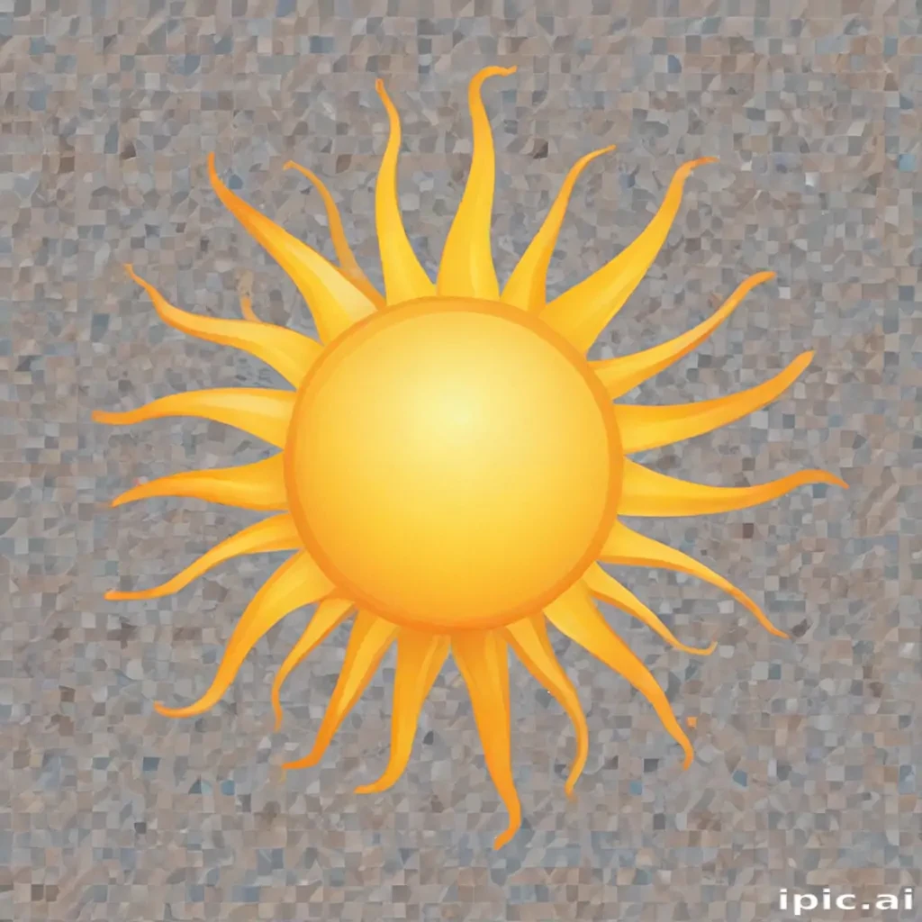 sun clipart transparent background