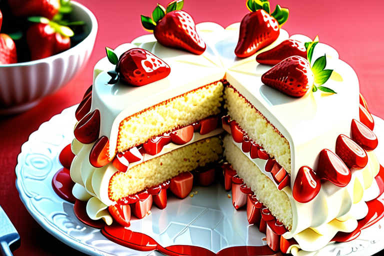 fresh strawberry filling for cake
