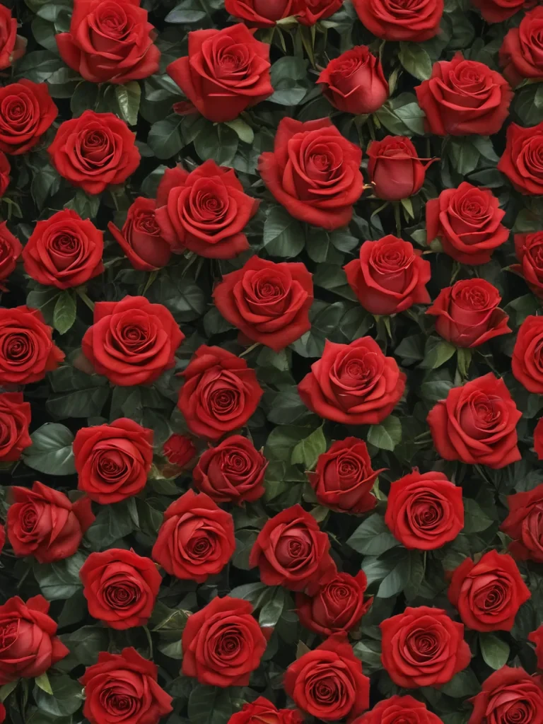 red roses aesthetic